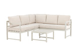 Iris Hoekloungeset - Creme - Loungesets - Rebellenclub