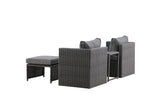 Jade Loungeset - Zwart - Loungesets - Rebellenclub