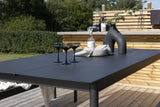 Jules Tuintafel - 200 x 100 cm - Zwart - Rechthoekige Tuintafels - Rebellenclub