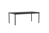 Jules Tuintafel - 200 x 100 cm - Zwart - Rechthoekige Tuintafels - Rebellenclub
