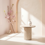 Junon Salontafel ø50 cm - Travertin - Salontafels - Rebellenclub