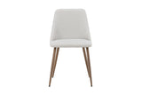 Kangasala Eetkamerstoel - Set van 2 - Beige Linnen - Eetkamerstoelen - Rebellenclub