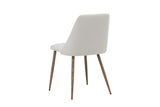 Kangasala Eetkamerstoel - Set van 2 - Beige Linnen - Eetkamerstoelen - Rebellenclub