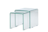 Laurino Sidetable - Set van 2 - Transparant