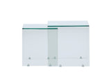 Laurino Sidetable - Set van 2 - Transparant