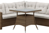 Lembe Hoekloungeset - Bruin Beige - Loungesets - Rebellenclub