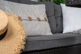 Lembe Hoekloungeset - Zwart Grijs - Loungesets - Rebellenclub