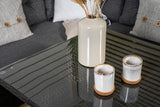 Lembe Hoekloungeset - Zwart Grijs - Loungesets - Rebellenclub