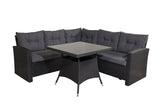 Lembe Hoekloungeset - Zwart Grijs - Loungesets - Rebellenclub