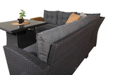 Lembe Hoekloungeset - Zwart Grijs - Loungesets - Rebellenclub
