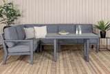 Lilium Hoekloungeset - Zwart - Loungesets - Rebellenclub