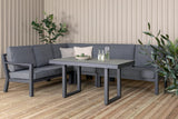 Lilium Hoekloungeset - Zwart - Loungesets - Rebellenclub