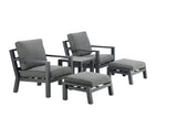 Lilium Loungeset - Zwart - Loungesets - Rebellenclub