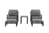 Lilium Loungeset - Zwart - Loungesets - Rebellenclub