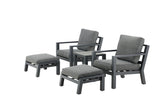 Lilium Loungeset - Zwart - Loungesets - Rebellenclub