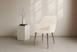 Lorelle Eetkamerstoel - 64x87x58cm - Beige