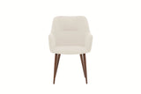 Lorelle Eetkamerstoel - 64x87x58cm - Beige
