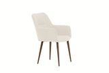 Lorelle Eetkamerstoel - 64x87x58cm - Beige
