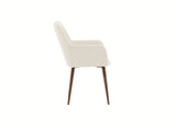 Lorelle Eetkamerstoel - 64x87x58cm - Beige