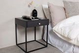 Luaro Bijzettafel - 43 x 43 - Zwart - - Rebellenclub