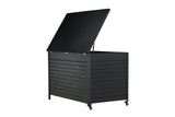 Malva Kussen Opbergbox - 150 x 90cm - Zwart - Opbergbox kussens - Rebellenclub