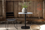 Marista Tuintafel - ø70cm - Zwart - Bistrotafels - Rebellenclub
