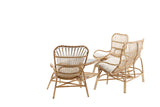 Merit Loungeset - Naturel Rattan - Loungesets - Rebellenclub