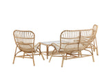 Merit Loungeset - Naturel Rattan - Loungesets - Rebellenclub