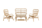 Merit Loungeset - Naturel Rattan - Loungesets - Rebellenclub