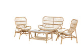 Merit Loungeset - Naturel Rattan - Loungesets - Rebellenclub