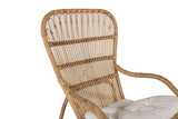 Merit Tuin Loungestoel - Naturel Rattan - Loungestoelen - Rebellenclub