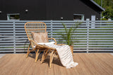 Merit Tuin Loungestoel - Naturel Rattan - Loungestoelen - Rebellenclub