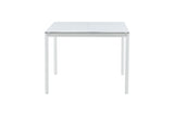 Mimos Tuintafel - 150 x 100cm - Wit - Rechthoekige Eetkamertafels - Rebellenclub