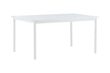 Mimos Tuintafel - 150 x 100cm - Wit - Rechthoekige Eetkamertafels - Rebellenclub