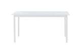 Mimos Tuintafel - 150 x 100cm - Wit - Rechthoekige Eetkamertafels - Rebellenclub