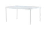 Mimos Tuintafel - 150 x 100cm - Wit - Rechthoekige Eetkamertafels - Rebellenclub