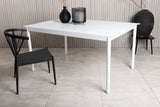 Mimos Tuintafel - 150 x 100cm - Wit - Rechthoekige Eetkamertafels - Rebellenclub