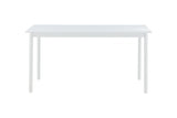 Mimos Tuintafel - 150 x 100cm - Wit - Rechthoekige Eetkamertafels - Rebellenclub