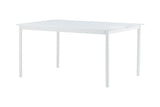 Mimos Tuintafel - 150 x 100cm - Wit - Rechthoekige Eetkamertafels - Rebellenclub
