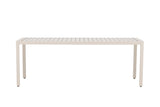 Minosa Tuintafel - 200 x 90 cm - Beige - Rechthoekige Tuintafels - Rebellenclub