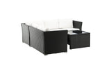 Minto Hoekloungeset - Zwart - Loungesets - Rebellenclub