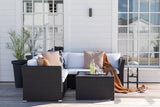 Minto Hoekloungeset - Zwart - Loungesets - Rebellenclub