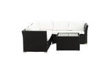 Minto Hoekloungeset - Zwart - Loungesets - Rebellenclub