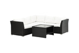 Minto Hoekloungeset - Zwart - Loungesets - Rebellenclub
