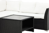 Minto Hoekloungeset - Zwart - Loungesets - Rebellenclub