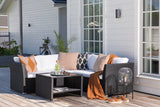 Minto Hoekloungeset - Zwart - Loungesets - Rebellenclub