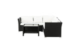 Minto Hoekloungeset - Zwart - Loungesets - Rebellenclub