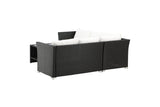 Minto Hoekloungeset - Zwart - Loungesets - Rebellenclub