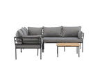 Most Hoekloungeset - Zwart - Loungesets - Rebellenclub