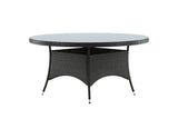 Mykon Tuintafel - ø150 cm - Zwart - Ronde Tuintafels - Rebellenclub